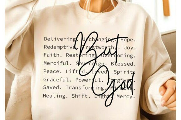But God Words Graphics: Perfect for T-Shirt Designs