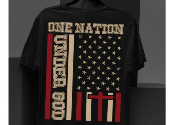 Christian Patriotic Shirt PNG for T-Shirt Designs