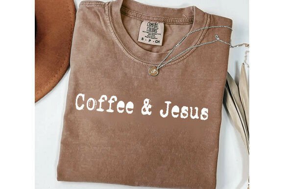 Coffee Jesus SVG PNG: A Unique Graphic for T-Shirt Designs