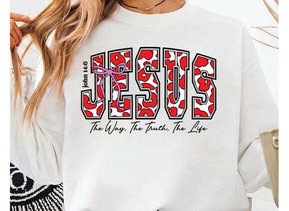 Coquette Jesus PNG: A Versatile Graphic for T-Shirt Designs