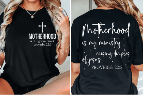 Enhancing Christian Blogs with Motherhood is Kingdom Work Svg