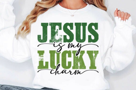 Jesus is My Lucky Charm SVG for St. Patrick's Day