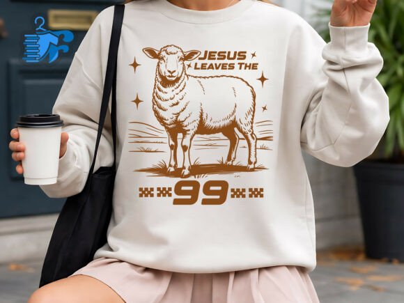 Jesus Leaves the 99: A Versatile Graphic for T-Shirt Designs