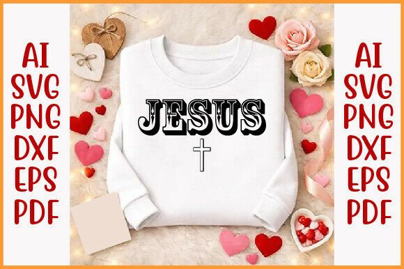 Jesus PNG, Religious Shirt: A Versatile Graphic for T-Shirt Designs