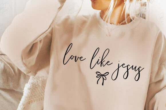 Love Like Jesus Png File: A Versatile Graphics Asset for T-Shirt Designs
