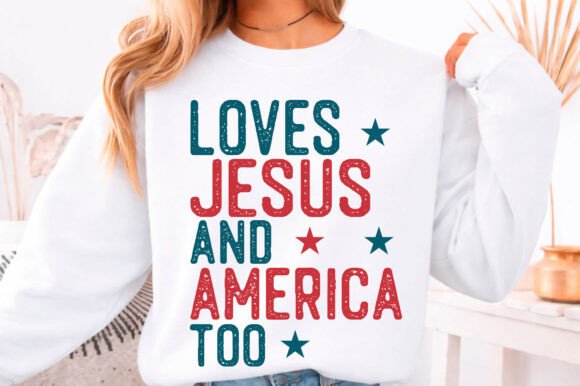 Loves Jesus and America Too Svg: Perfect for T-Shirt Designs