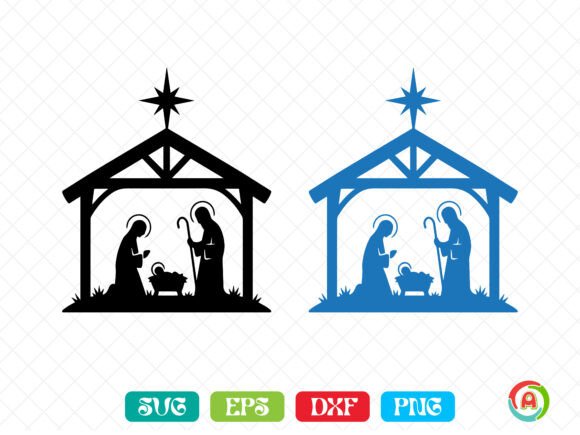 Review: Nativity Scene SVG for T-Shirt Designs and Graphics
