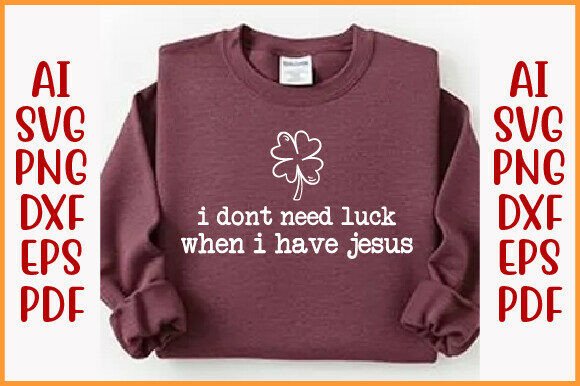 St Patrick's Day Christian Graphics for T-Shirt Designs
