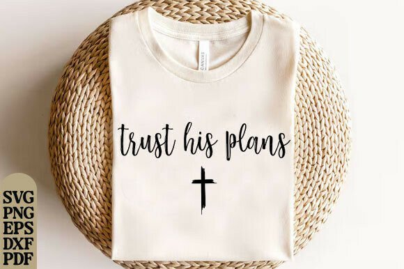Vintage Trust His Plans Christian SVG: A Designer's Review
