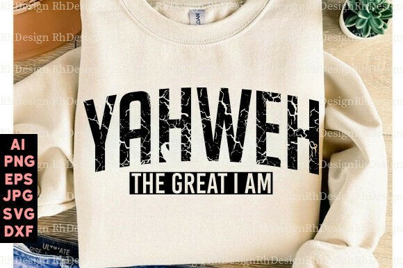 Yahweh Jesus Faith PNG: A Versatile Graphic for T-Shirt Designs